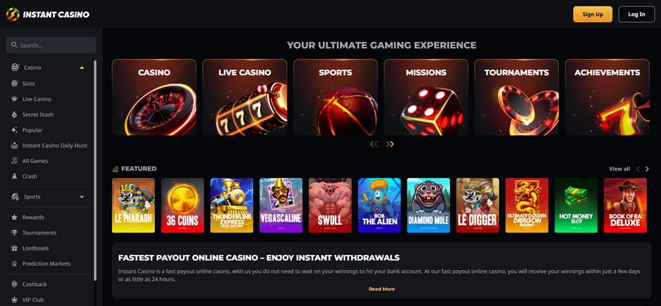Instant casino